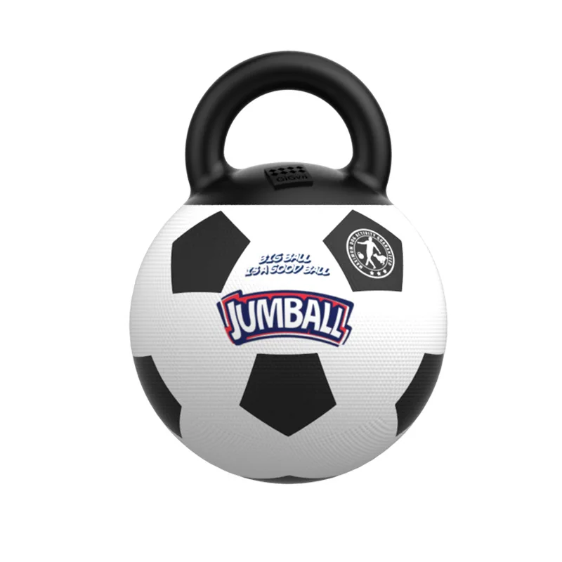 Description Picture 4 of itemFootball toys for large dogs Pet training toys Inflatable footballs with handles Big dog toys Balls