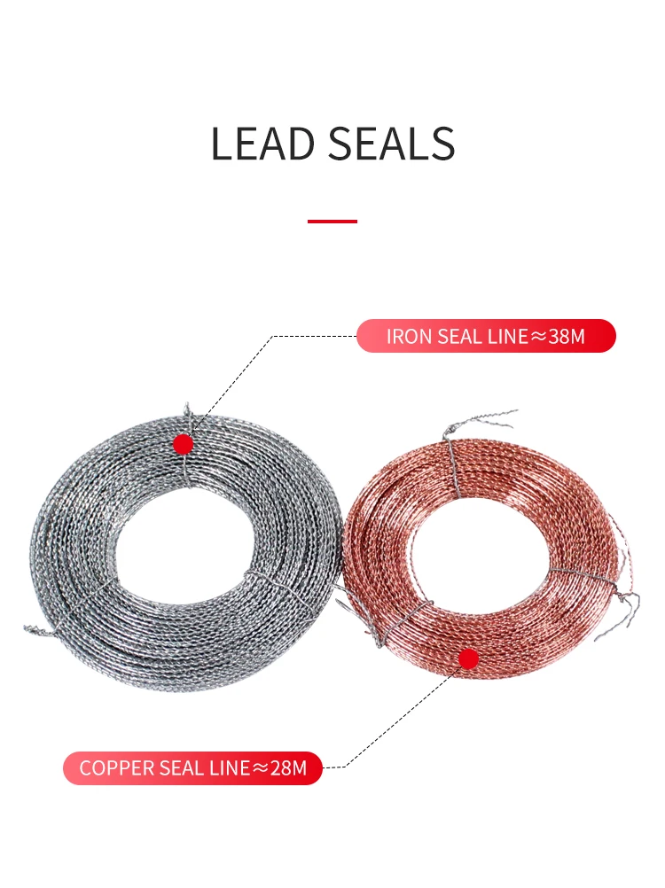 Description Picture 4 of item1pcs Red Plastic Coated Handle Lead Seal Sealing Pliers Calipers for Seal Water Meter Anti-theft sealing