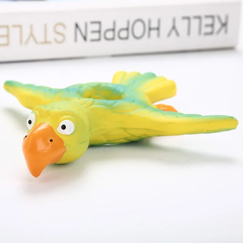Interesting Crocodile Latex Bite Resistant Cat and Dog Toys PVC French Bulldog Send Out Sound Pet Toys
