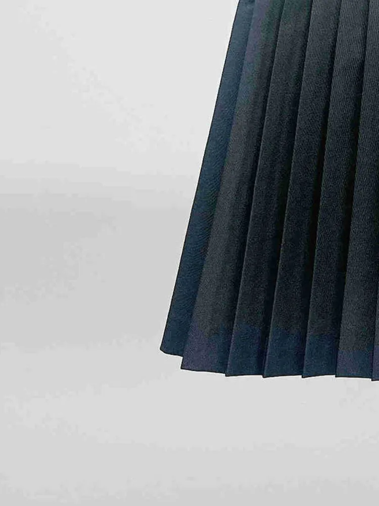 Stitching Shorts Skirt Women's Pleated All-match New Fashion Female Shorts 2023 Summer