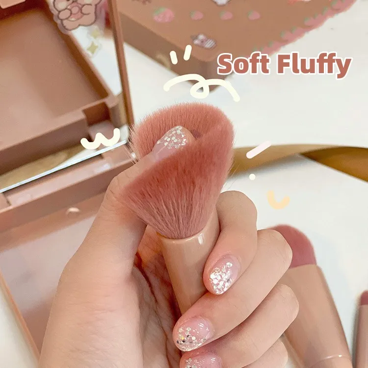 Description Picture 3 of item5PCS Soft Fluffy Mirror Makeup Brushes Set for Cosmetics Foundation Blush Powder Eyeshadow Blending Makeup Brush Beauty Tool
