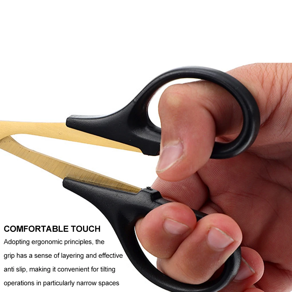 Description Picture 4 of itemBlack Scissor Lightweight And Portable Tool Metal Cutting Comfortable Grip Scissors Tool Manual Tool