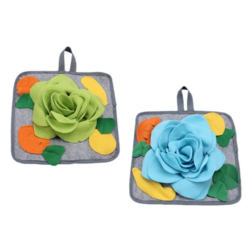 Description Picture 3 of itemRabbit Sniffing Pad Nose Smell Training Sniffing Work Polar Puzzle Fleece Rugs Mat Toys Pet Supply Food Washable Area Feedi W9Q6