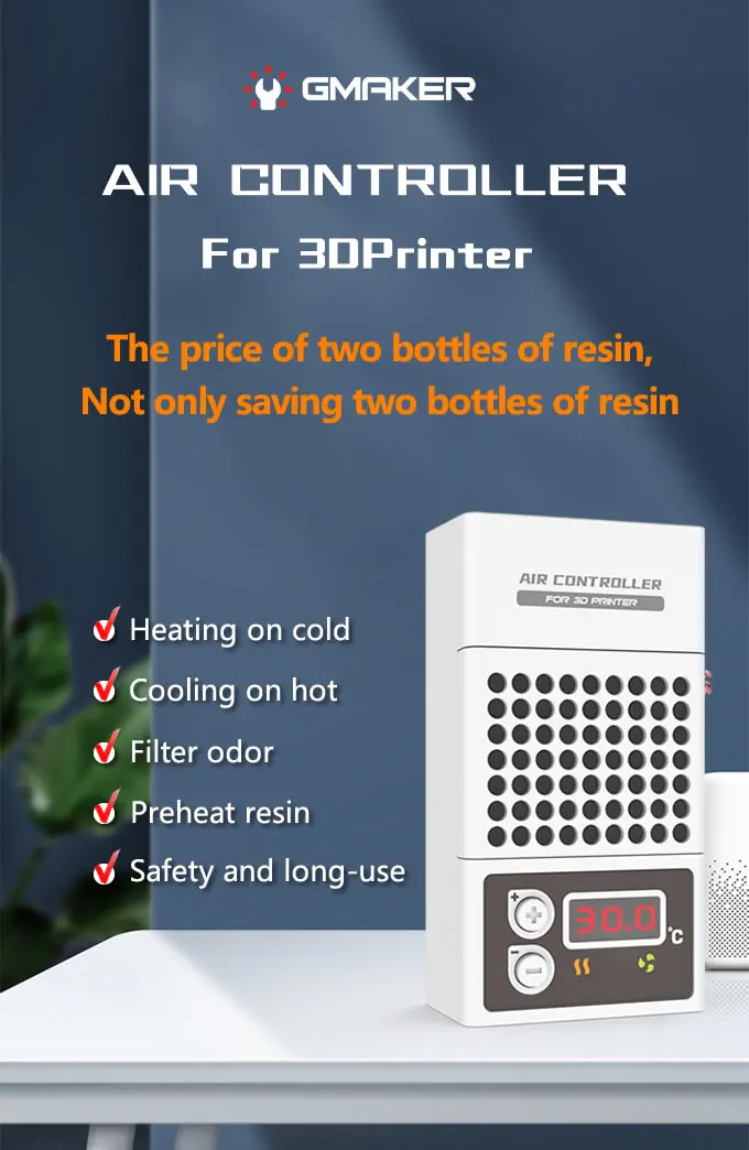 Description Picture 2 of itemMini Heater for Resin 3D Printer, 3D Printer Temperature Controller Heating Thermostat Temp Control for LCD DLP 3D Printers