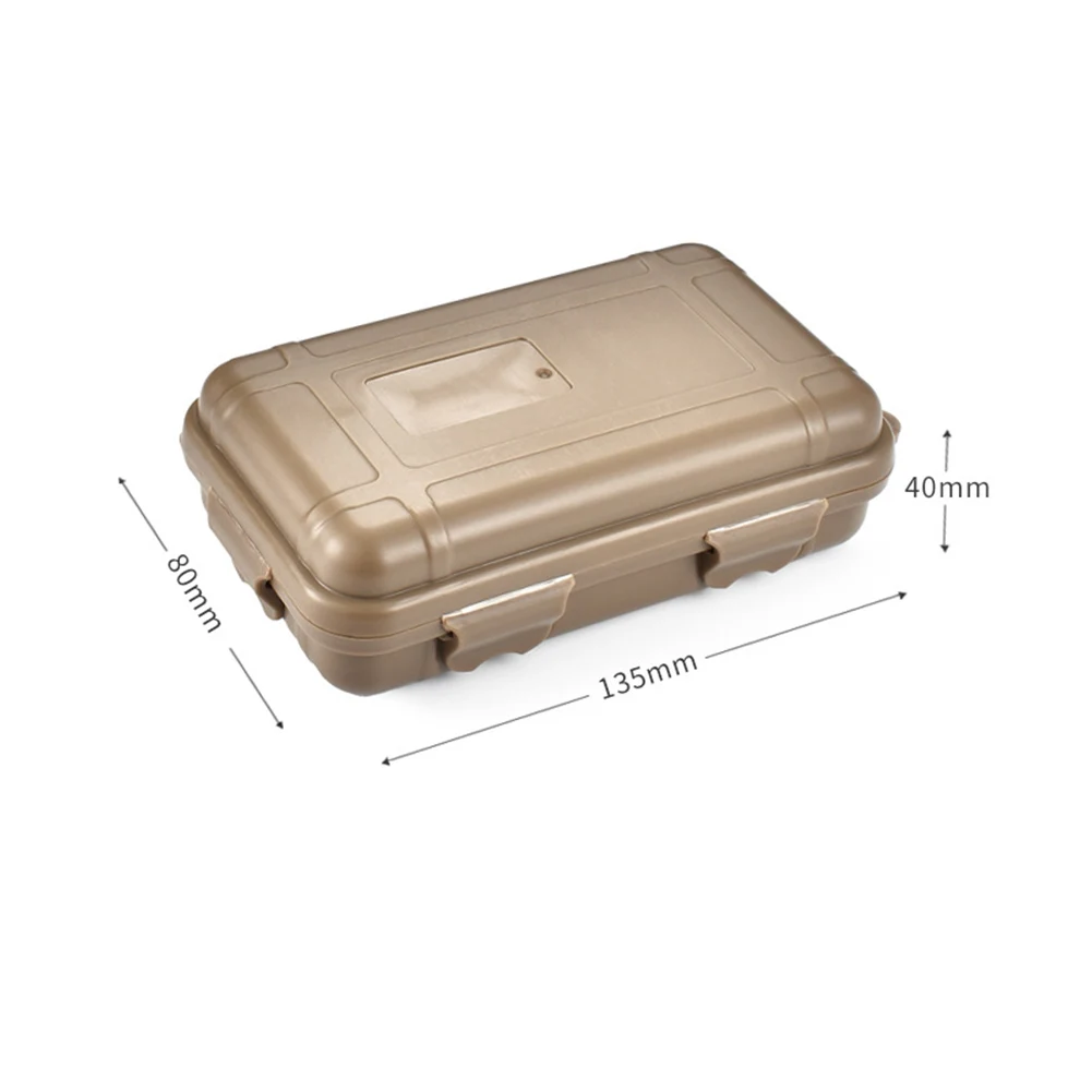 Description Picture 4 of item3 Size Outdoor Plastic Waterproof Airtight Survival Case Container Camping Outdoor Travel Storage Box For Wilderness Survival