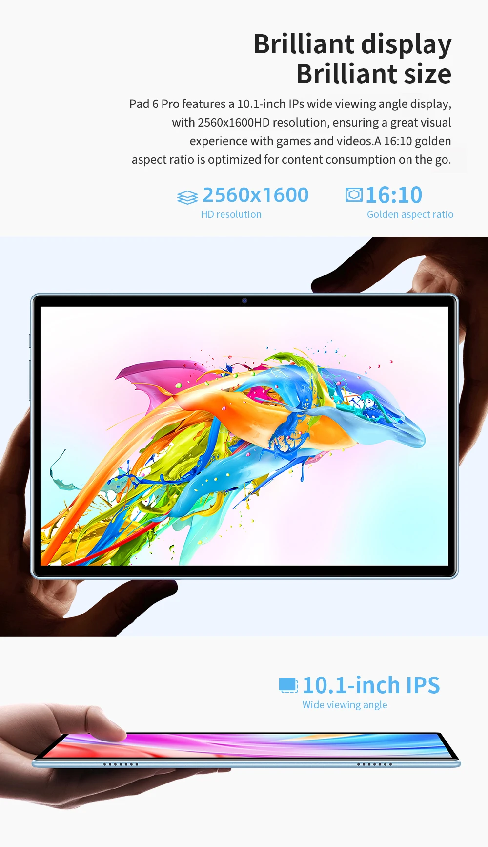 Description Picture 5 of item2023 Original Global Version Tablet Android 12 Pad 6 Pro 12GB+512GB Snapdragon 870 Tablets PC 5G Dual SIM Card or WIFI HD 4K Mi