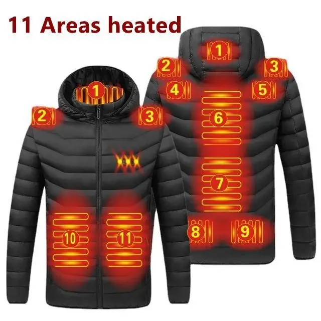 11Areas heated Black