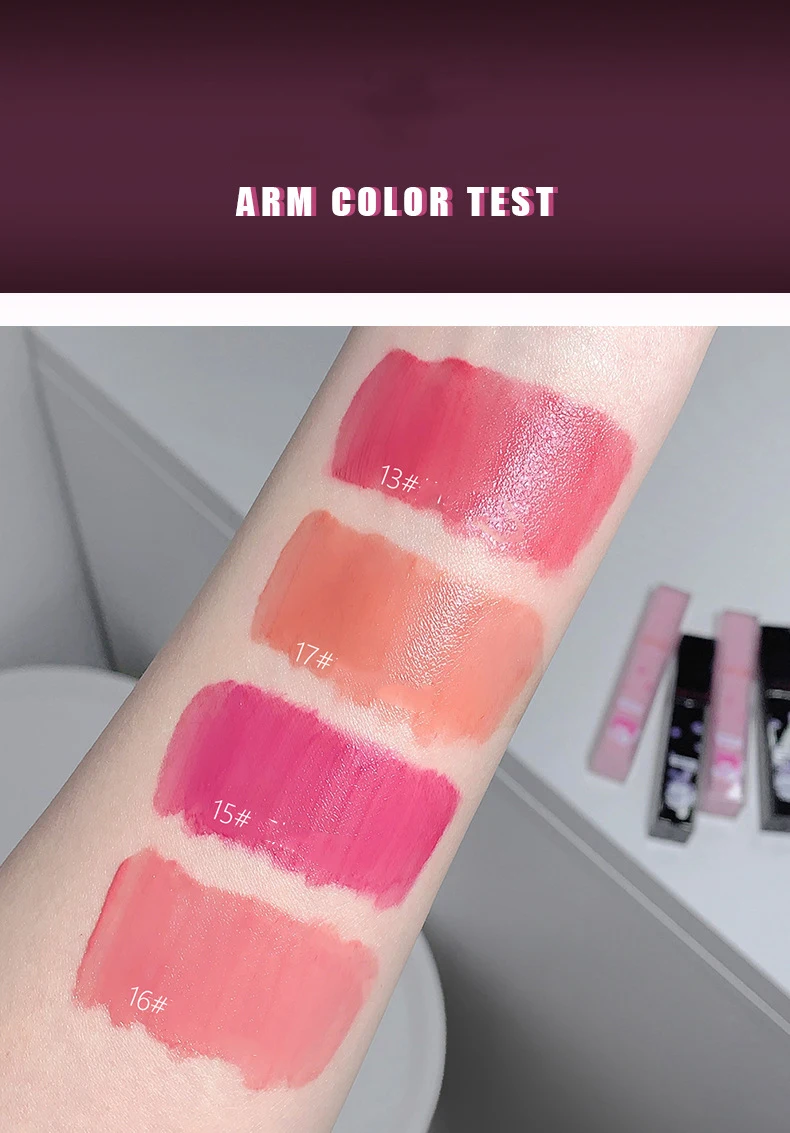 Description Picture 5 of itemMirror Lip Glaze Water Light Bubble Lip Oil Transparent Glass Non-stick Cup Lip Gloss Moisturizing Waterproof Make Up Cosmetic