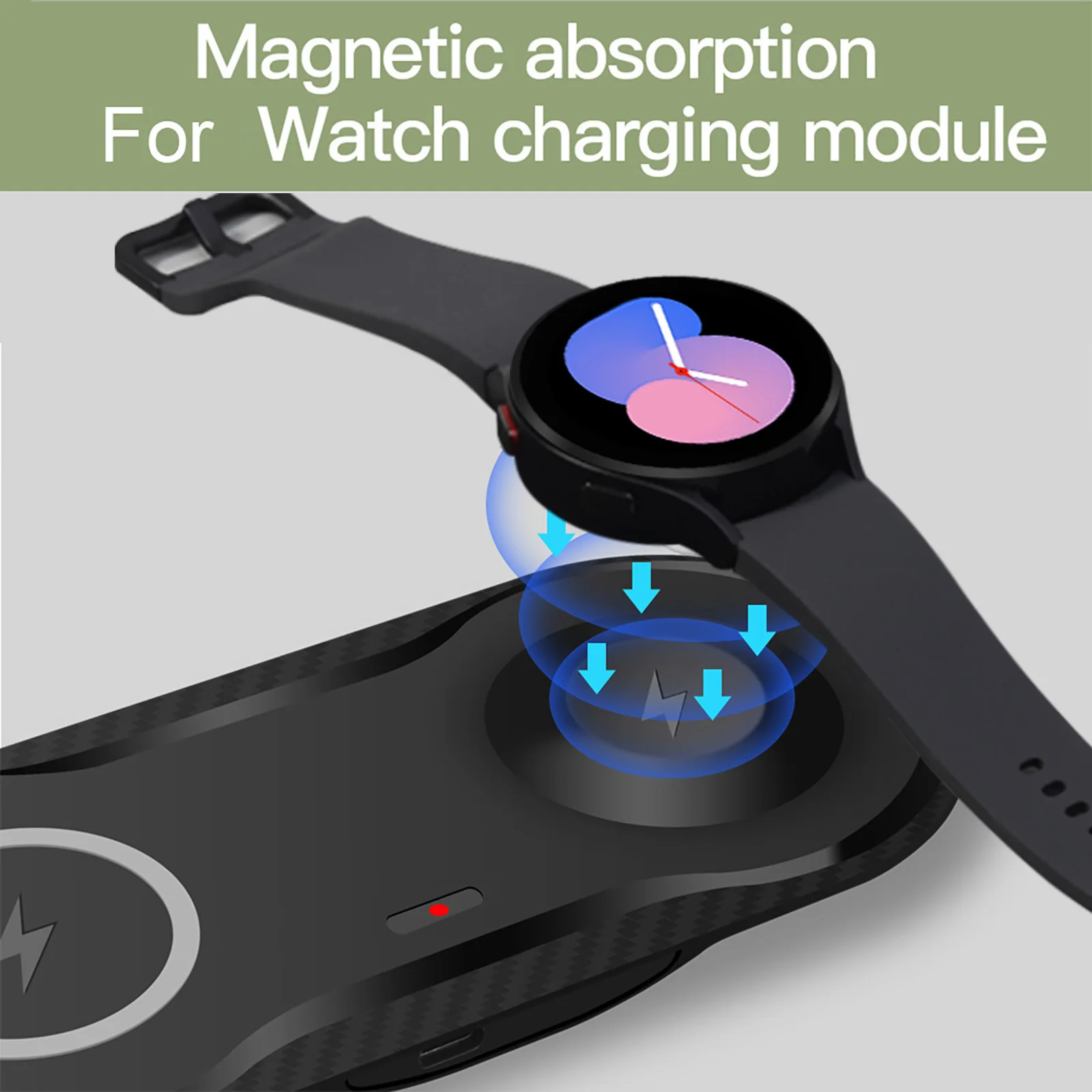Description Picture 6 of item2 in 1 Wireless Charging Pad for Samsung S22/+/Ultra/S21/S20/Z Flip Fold 4/3 20W Dual Charger Station for Galaxy Watch 5/4 Buds
