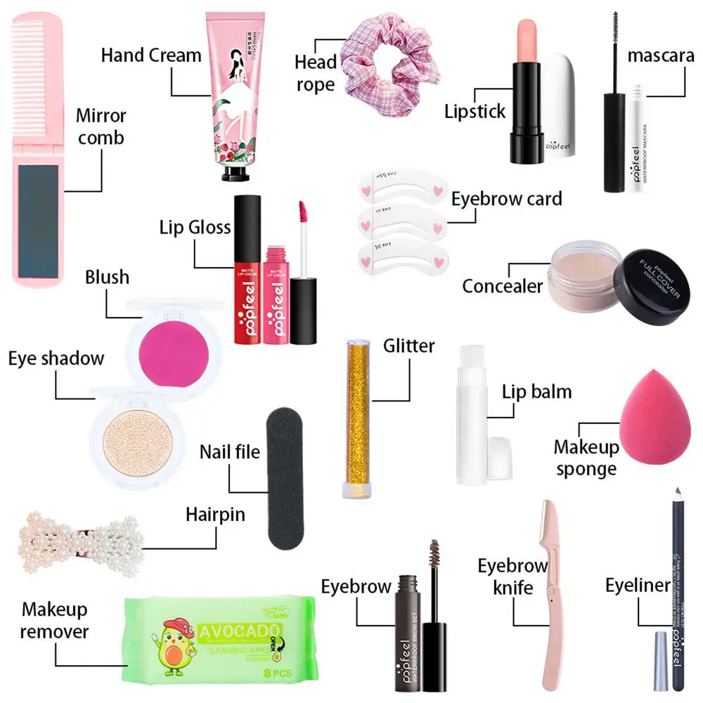Description Picture 5 of item2022 Christmas Gift Boxes Advent Calendar Makeup Tools Gift Box Lipstick Eye Shadow Cosmetics Set Party Favors For Women Girls