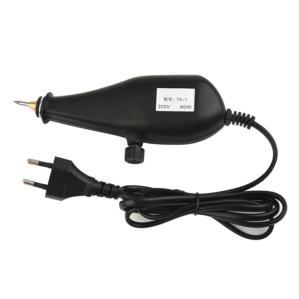 Description Picture 3 of item1 Pc 220V 40W Electric Engraving Pen Engraver Tool Carving Pen Plotter Machine Chisel Tips Wood Metal Glass Stone Lettering Tool