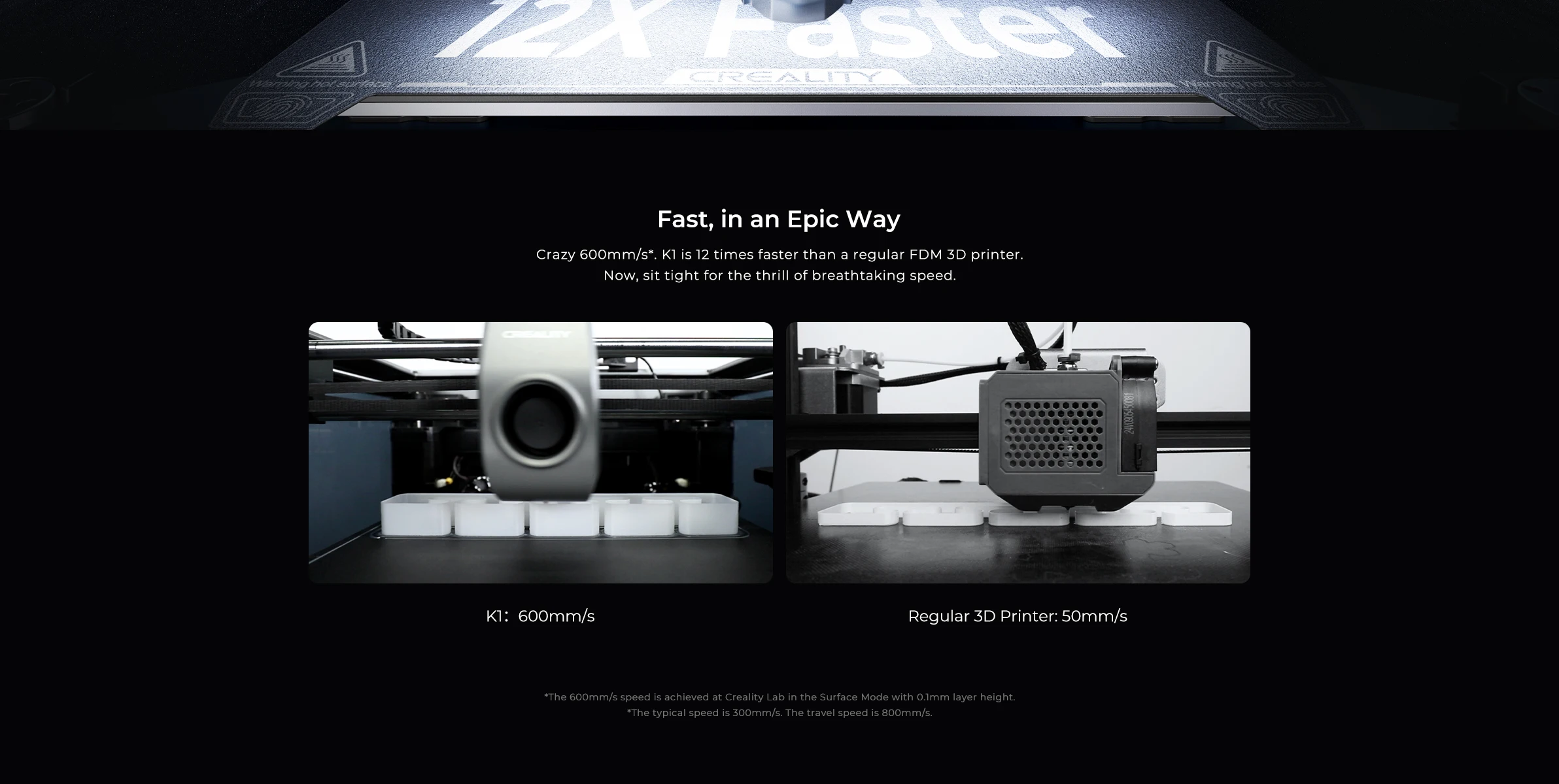 Description Picture 5 of itemCreality k1 3D Printer 600mm /s Speedy Automatic Leveling Flexible Build Plate Printing Size 220x220x250MM