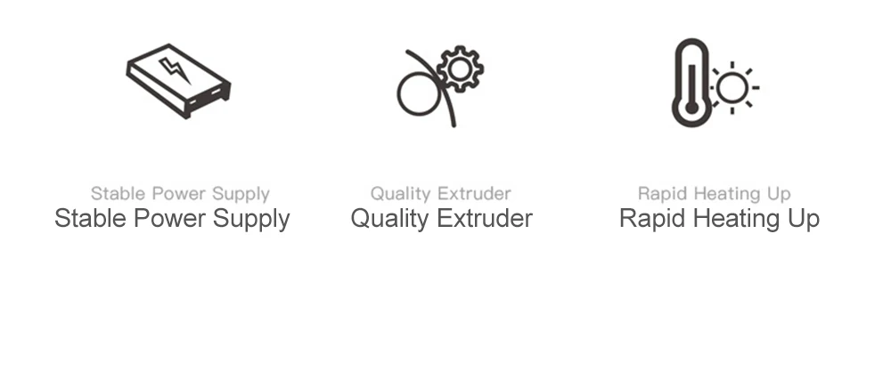 Description Picture 5 of itemFDM Upgraded DIY 3D Printer High Precision Printing Resume Printing and Removable Build Plate Impresora 3D Printer 220*220*250mm