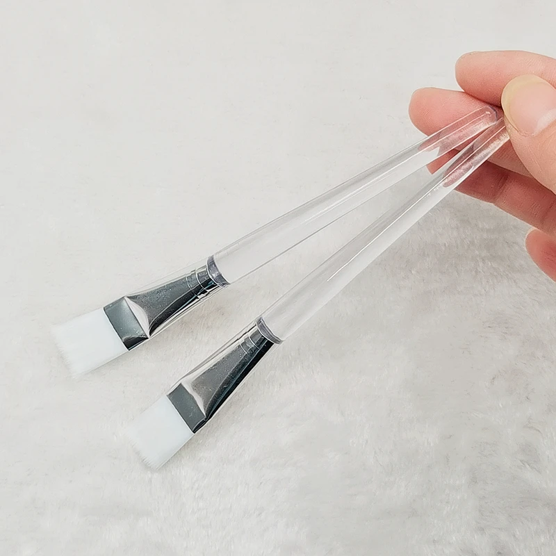 Description Picture 3 of item1/2/5pcs Facial Mask Brushes Transparent Crystal Rod Face Applicator Brush for Face Mask Application or DIY Mask  Makeup Tools