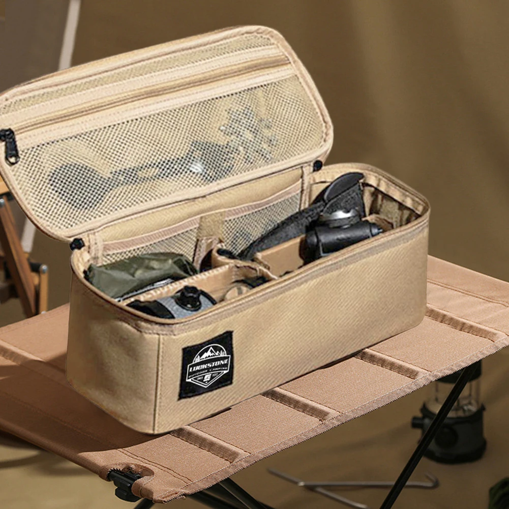 Description Picture 3 of itemPortable Outdoor Cookware Tableware Tote 900D Oxford Cloth Multifunctional Camping Handbag Large Capacity for Picnic Backpacking