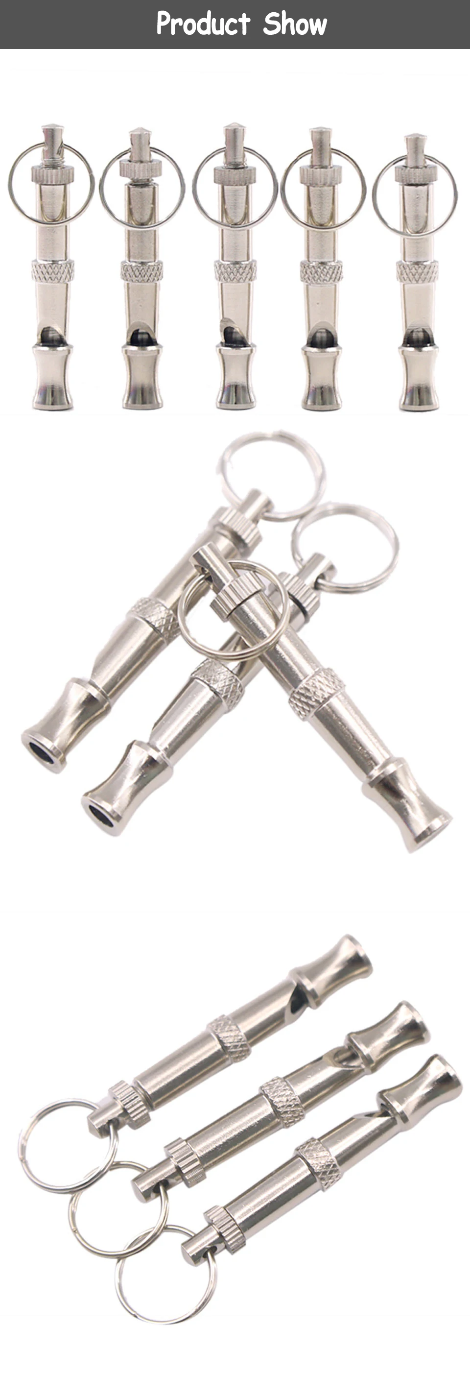 Description Picture 6 of item1PC Pet Dog Training Whistle Flute to Stop Barking Bark Control for Dogs Training Dog Deterrent Whistle Obedient Animal Training