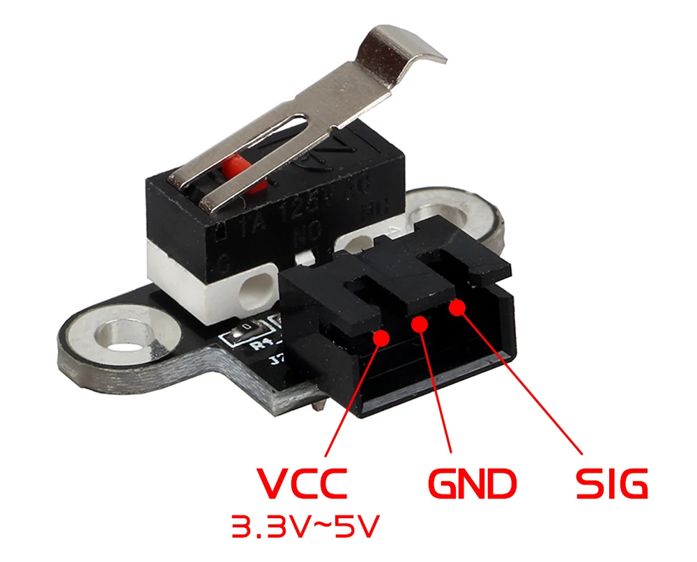 Description Picture 3 of itemXCR3D 3D Printer Parts Vertical Type Mechanical Limit Switch Module For DIY Reprap Endstop 3D Printers Accessories Ramps 1.4
