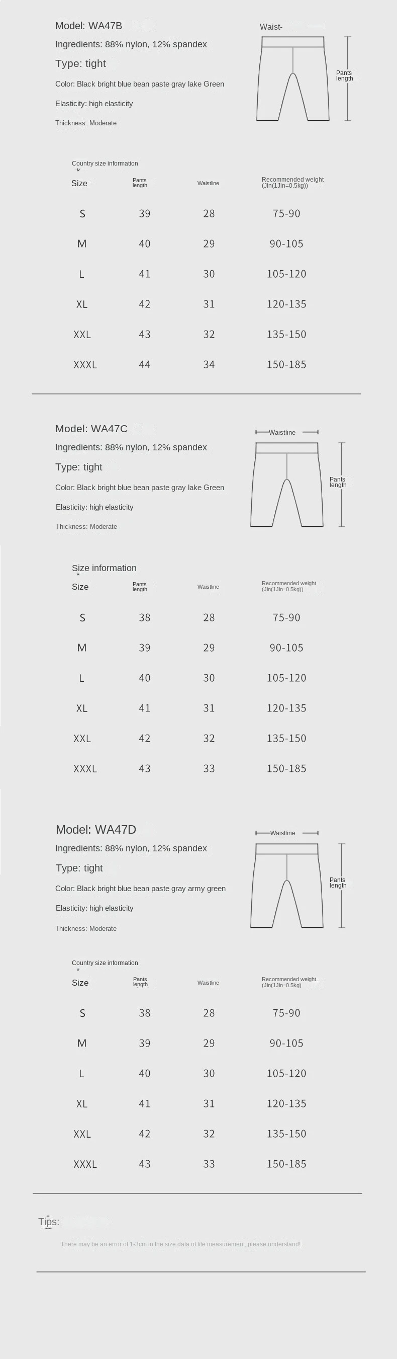 Description Picture 3 of itemFitness Sports Short Leggings Women Summer Solid High Waist Yoga Shorts with Pockets Girls Gym Workout Tights Cycling Sweetpants
