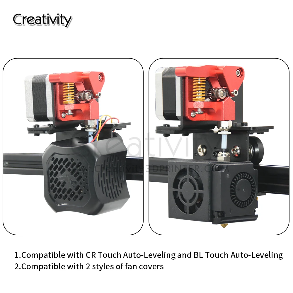 Description Picture 6 of item3D Printer Parts Ender 3 Direct Drive Upgrade Kit Aluminum Sheet Metal Conversion Bracket for Dual Gear/Bowden/TITAN Extruder