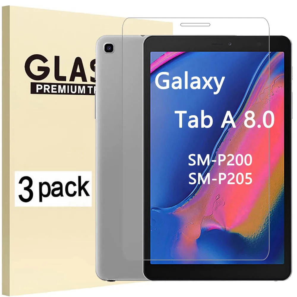 Tempered Glass For Samsung Galaxy Tab A 8.0 & S Pen 2019 SM-P200 SM-P205 P200 P205 Anti-Scratch Tablet Screen Protector Film