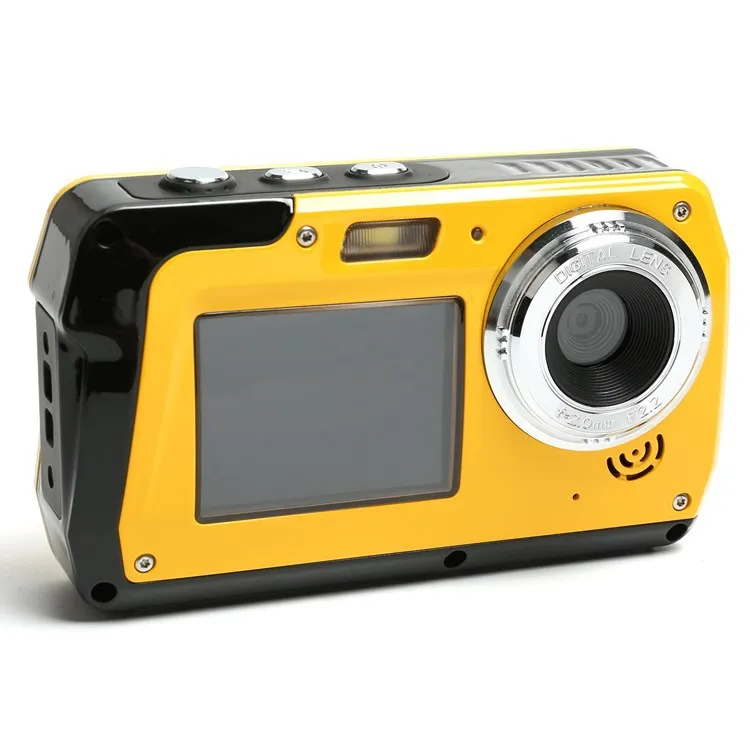 Description Picture 3 of itemWaterproof Anti-Shake Digital Camera 1080P Full HD 48MP Dual Screen Selfie Video Recorder for Swimming Underwater DV Recording