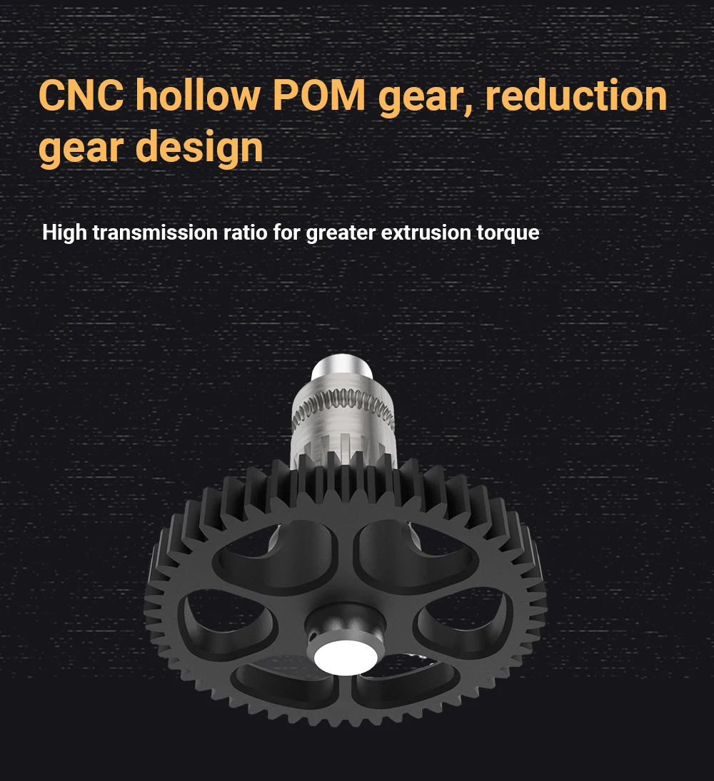 Description Picture 6 of itemFYSETC CNC Pom Hardened steel Higher precision one-piece gear kit for VORON 0.2 2.4 Trident CW1 CW2