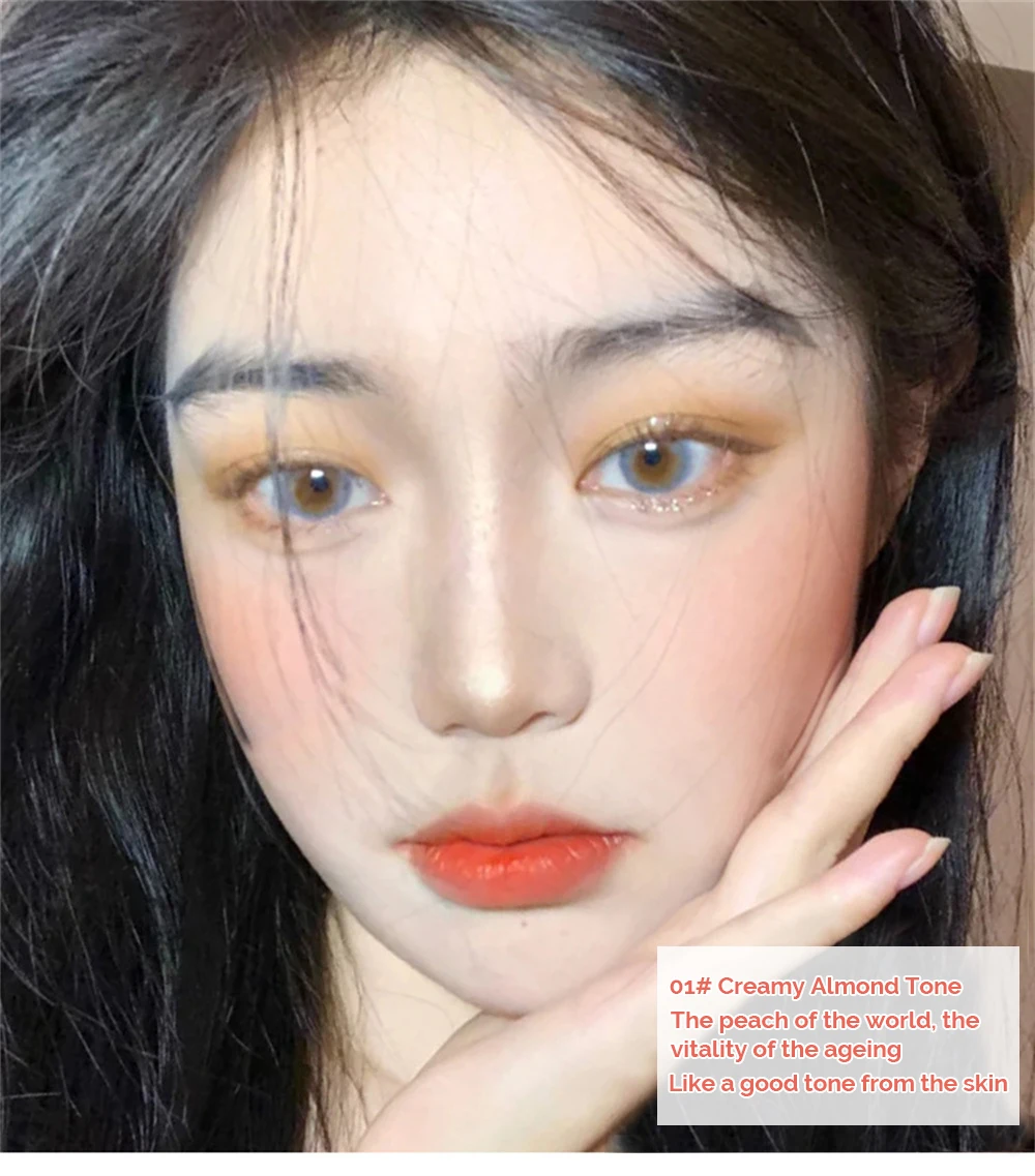 Description Picture 6 of item2 Color Blush Palette Gentle Face Pigment Rouge 1pcs Face Makeup Cheek Rouge Face Contour Blush Face Blusher Face Makeup