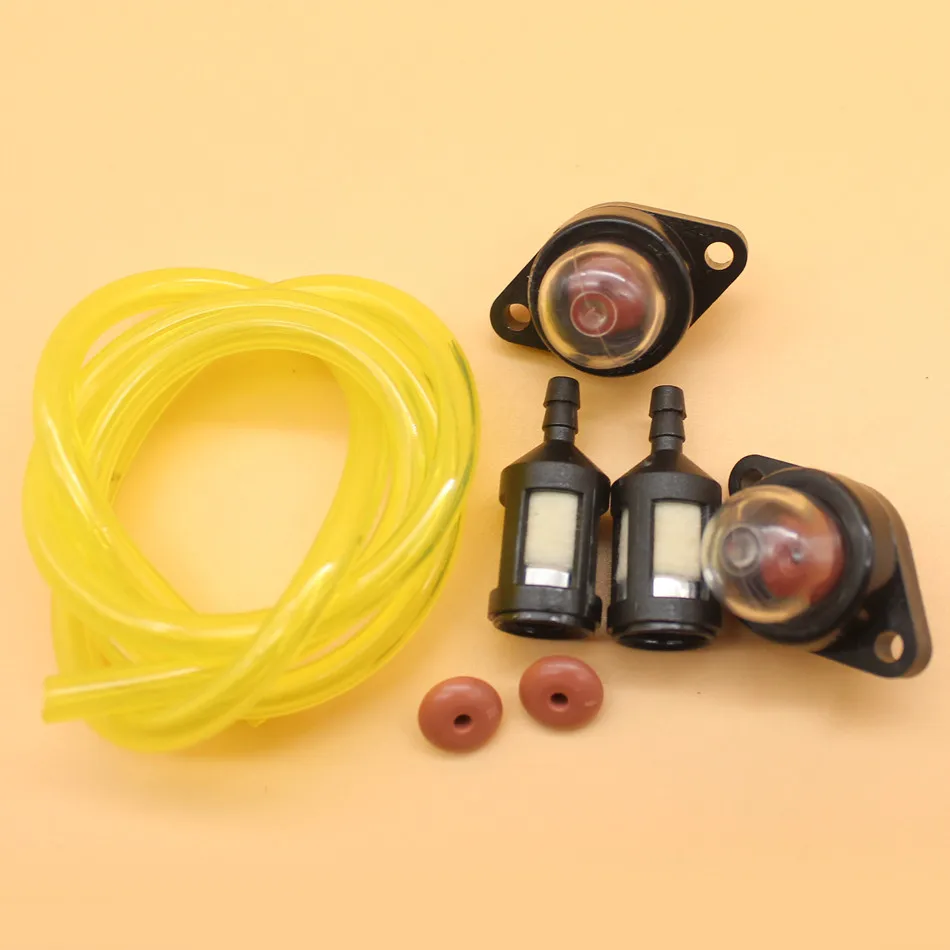 Fuel Line Filter Primer Bulb Tune Up Maintenance Kit Fit Poulan 2055 2075 2150 2155 2175 2250 2350 Chainsaw 530071835