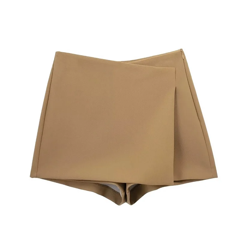 Description Picture 6 of itemTRAF Women High waist Short Woman Fashion Culottes Asymmetric Shorts Skirt 2023 Summer Skirt Shorts y2k Mini Shorts