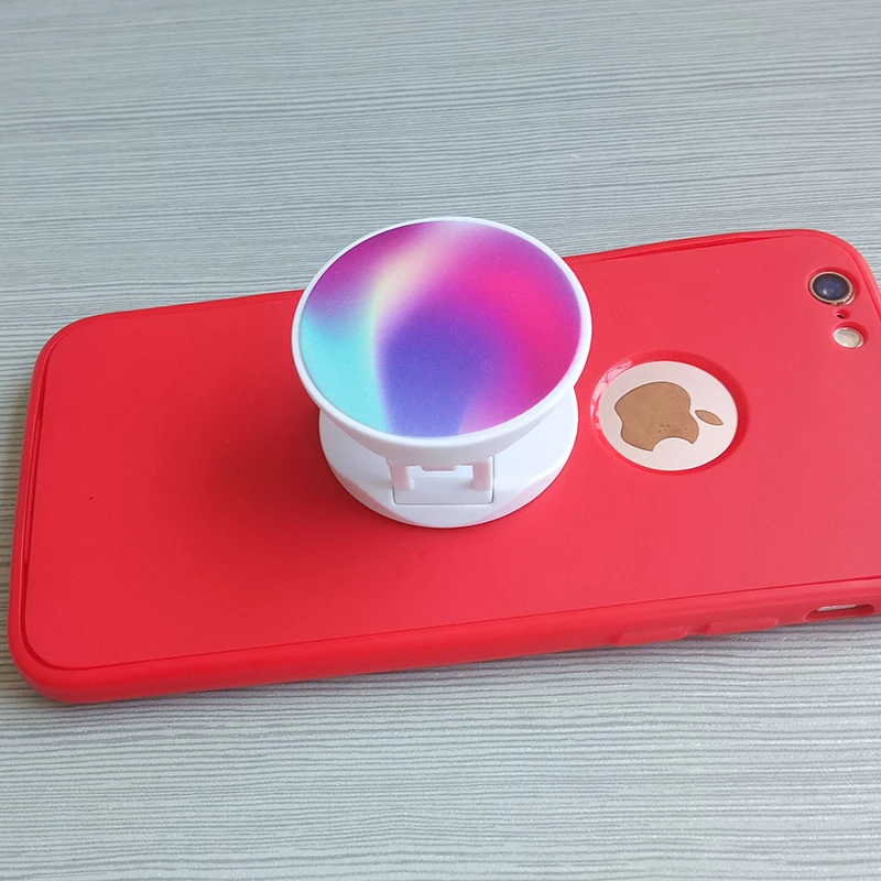 30 Pieces Blank Sublimation Phone Holders Phone Grip Blanks Heat Press Phone Grip Collapsible Phone Grip Holder