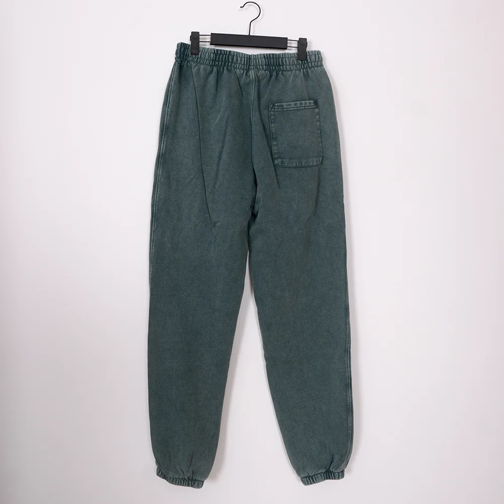 Description Picture 3 of itemZESSAM Solid Printing Wash Make Old Unisex Trouser Sports Elastic Waist Drawstring Casual Classic Vintage Streetwear Sweatpant