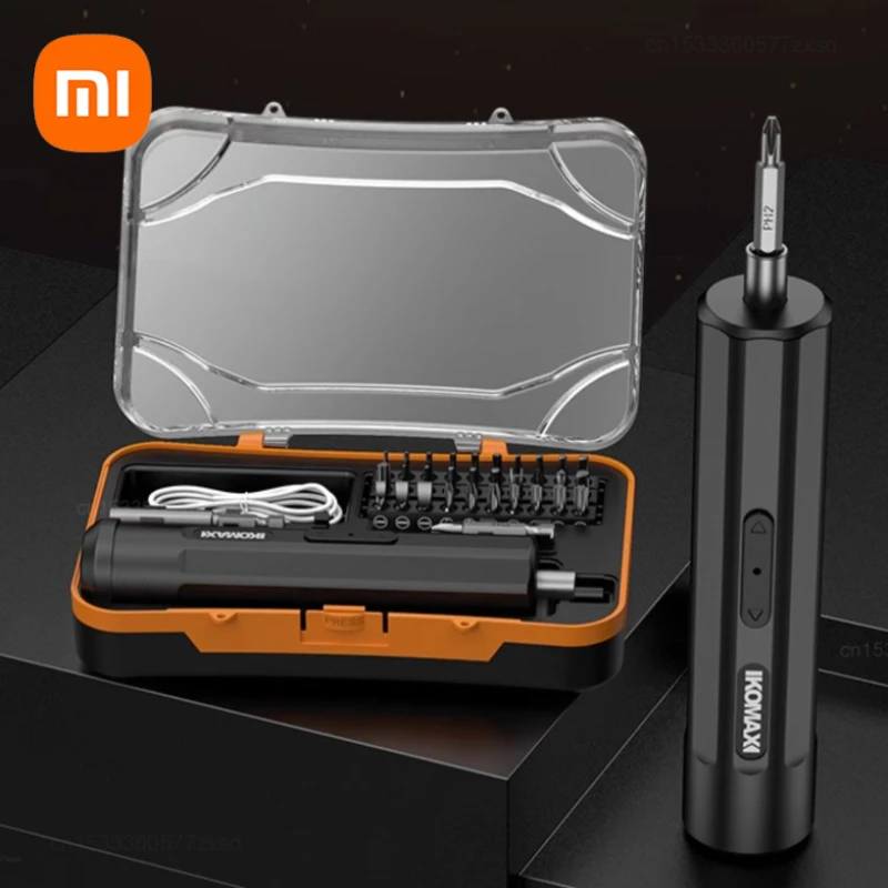 Iconic Brand KOMAX Electrical Screwdriver Set Smart Cordless Electric Screwdrivers USB Rechargeable Handle 30 Bit Sets Tools for Home