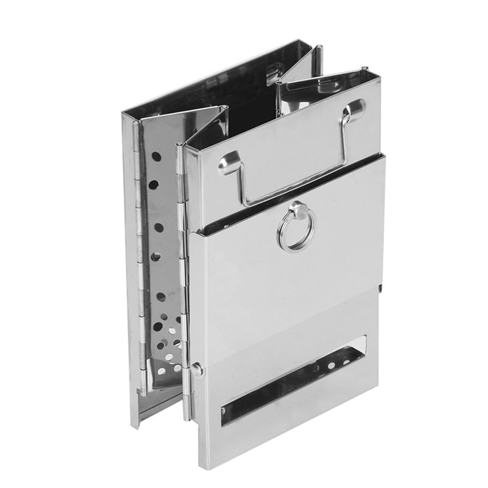 Description Picture 5 of itemOutdoor Portable Charcoal Grill Wood Stove Stainless Steel Foldable Lightweight Barbecue Grill Stoves Camping Equipment