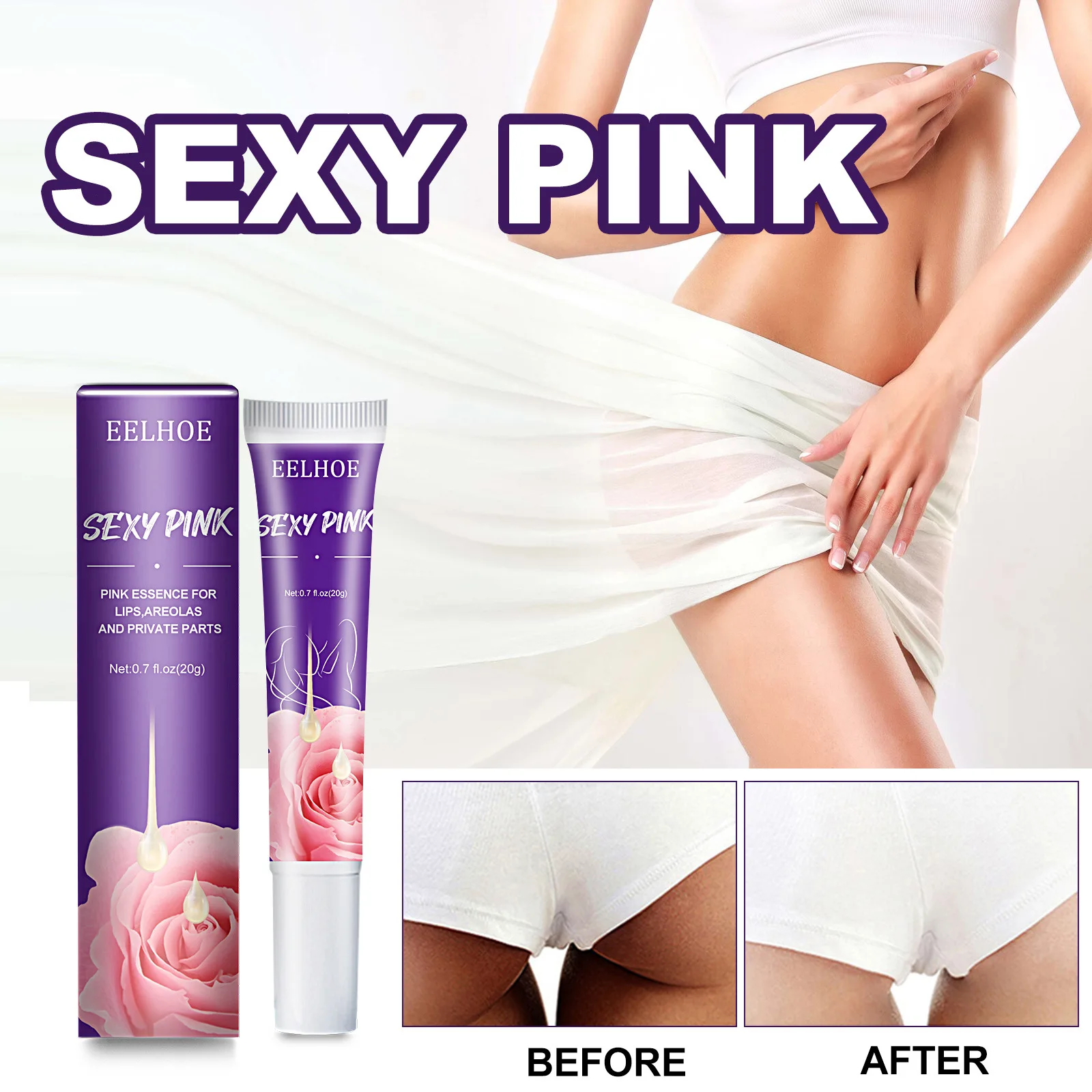 Description Picture 2 of itemWhitening Cream Private Parts Underarm Bleaching Serum Whiten Butt Knee Brighten Inner Thigh Intimate Parts Dark Remove Melanin