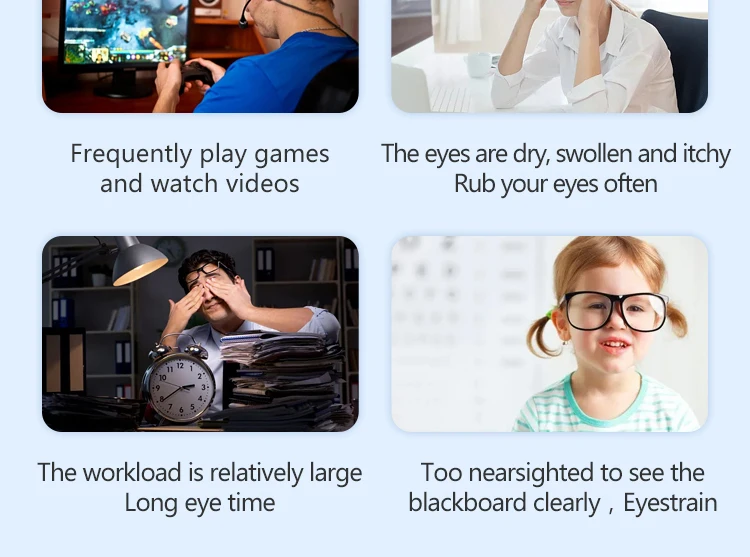 Description Picture 4 of itemEye patch Lutein Myopia Fast Treatment Myopia Astigmatism Drop -2.0 Diopter Improve Eyesight Relieve Eye Fatigue Eye patch