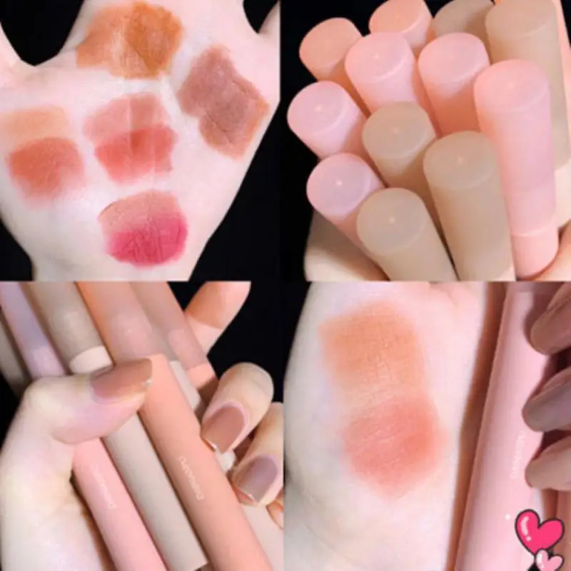 Description Picture 4 of itemChestnut Velvet Lip Gloss 12 Colors Matte Long Lasting Liquid Lipstick Waterproof Lipstick Women Beauty Red Lip Gloss Cosmetic