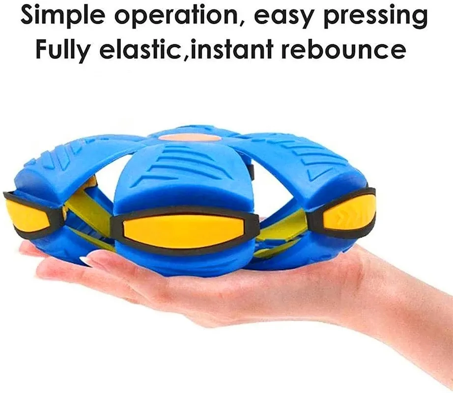 Description Picture 4 of itemPet Dog Toys Flying Saucer Ball Magic Deformation UFO TOYS Outdoor Sports Dog Training Equipment Dog's Play Flying DISC
