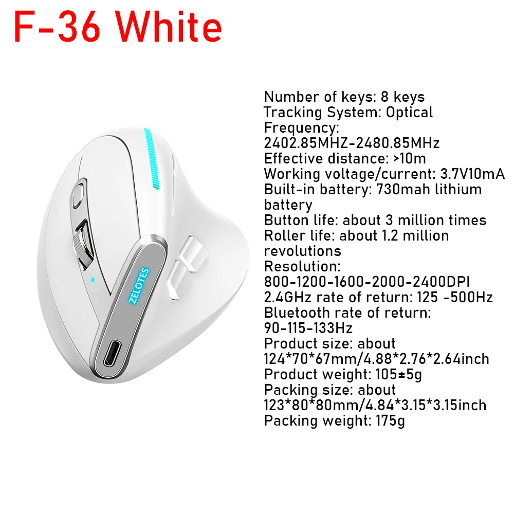 F36 2400DPI White