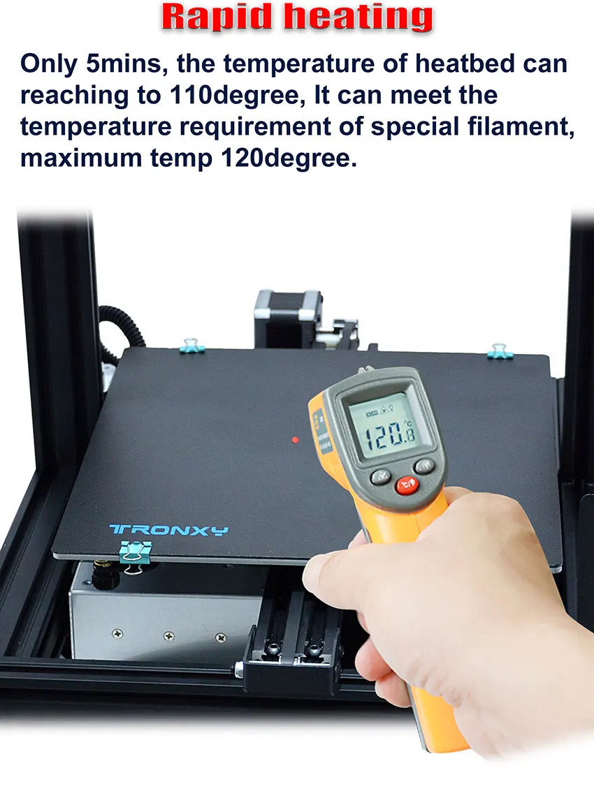 Description Picture 5 of itemNewest Tronxy 3D Printer XY-2 PRO 255*255mm Build Size TMC Ultra-quiet Motor Drive Chip Auto Leveling High Quality Printing