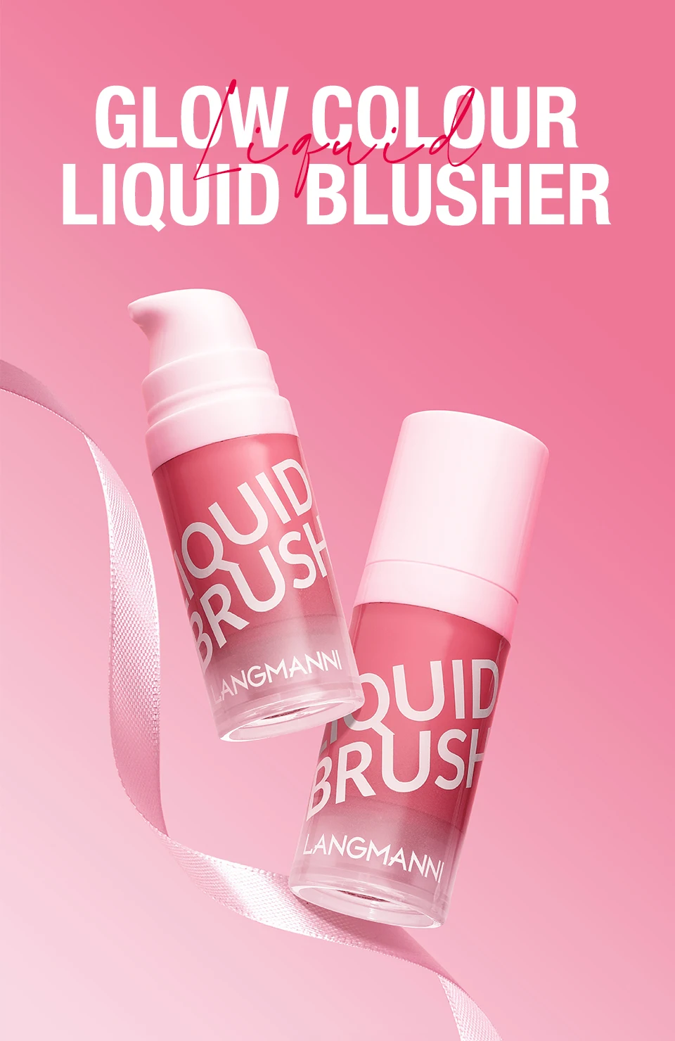 Description Picture 2 of itemPress Facial Blush Cream Natural Cheek Rouge 8 Colors Waterproof Silky Smooth Cheek Tint Liquid Face Nourishing Blusher Cosmetic