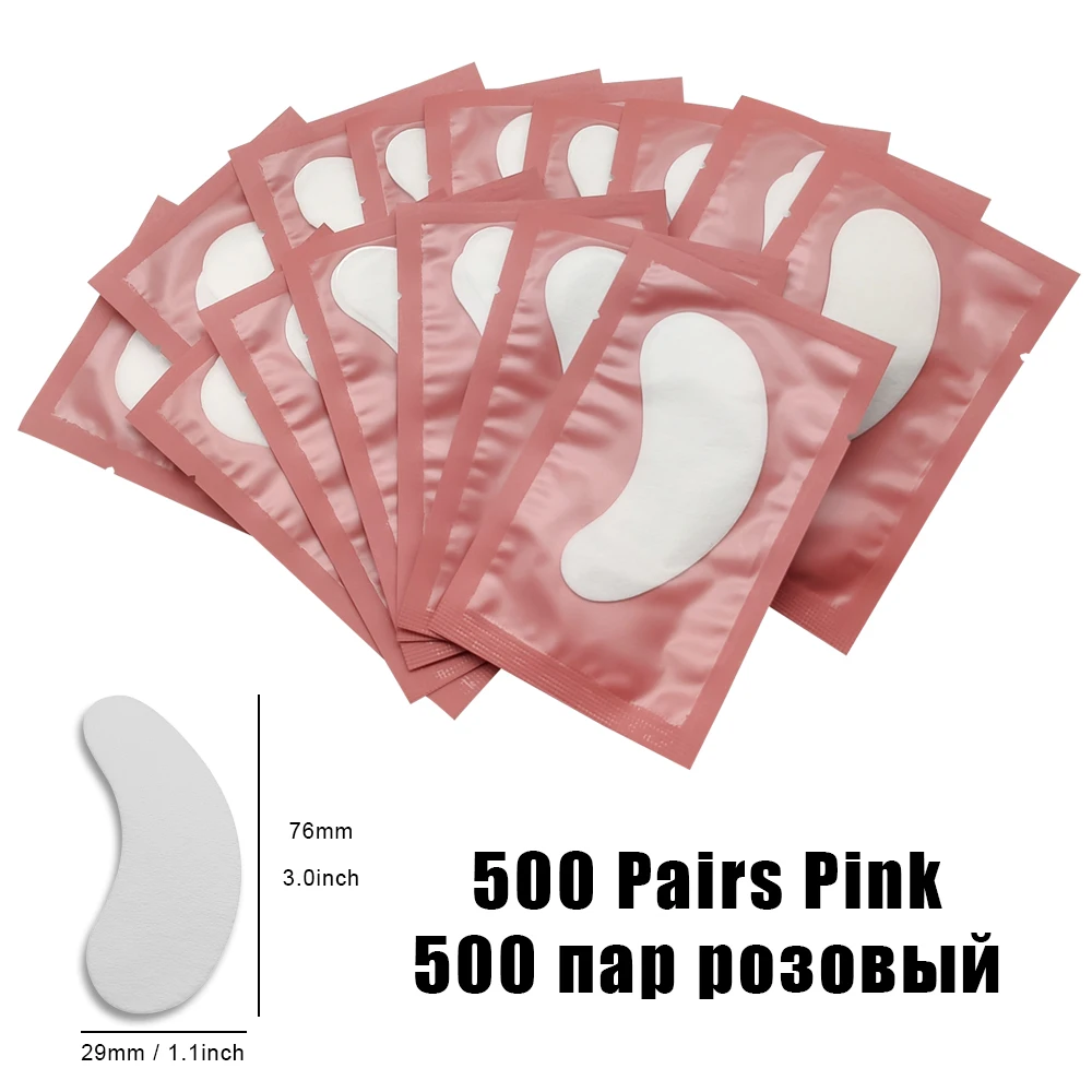 500pairs Pink