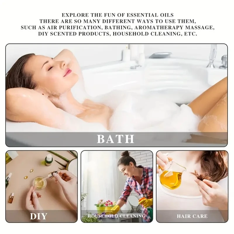 Description Picture 6 of item1pc Lemon Essential Oils 30ml/1.01 Fl.Oz For Diffusers Humidifier 100% Pure Natural Aromatherapy Massage Bath Sleep Relaxation