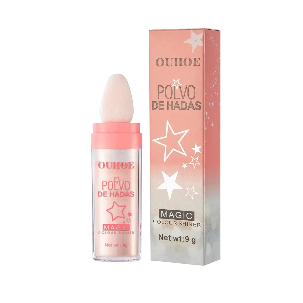 Description Picture 4 of itemHighlighter Powder Fairy Powder 3 Colors Cosmetics Face Makeup Face Body High Light Polvo De Hadas Glitter Powder