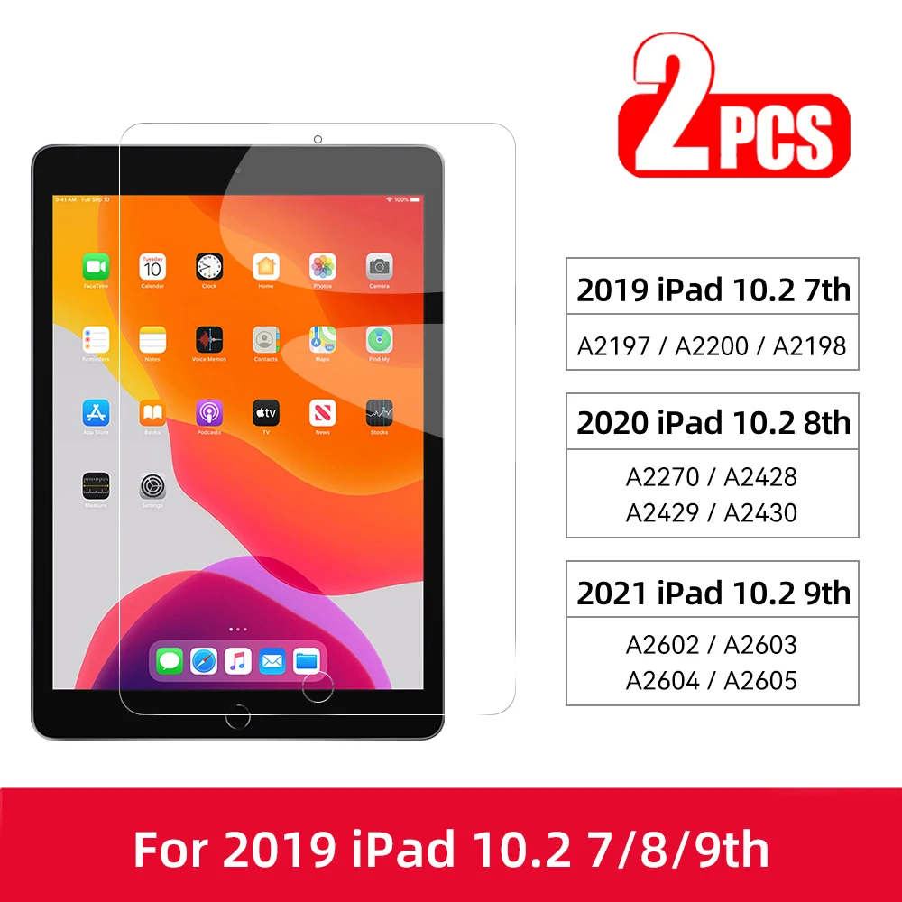 2Pcs For iPad 10.2
