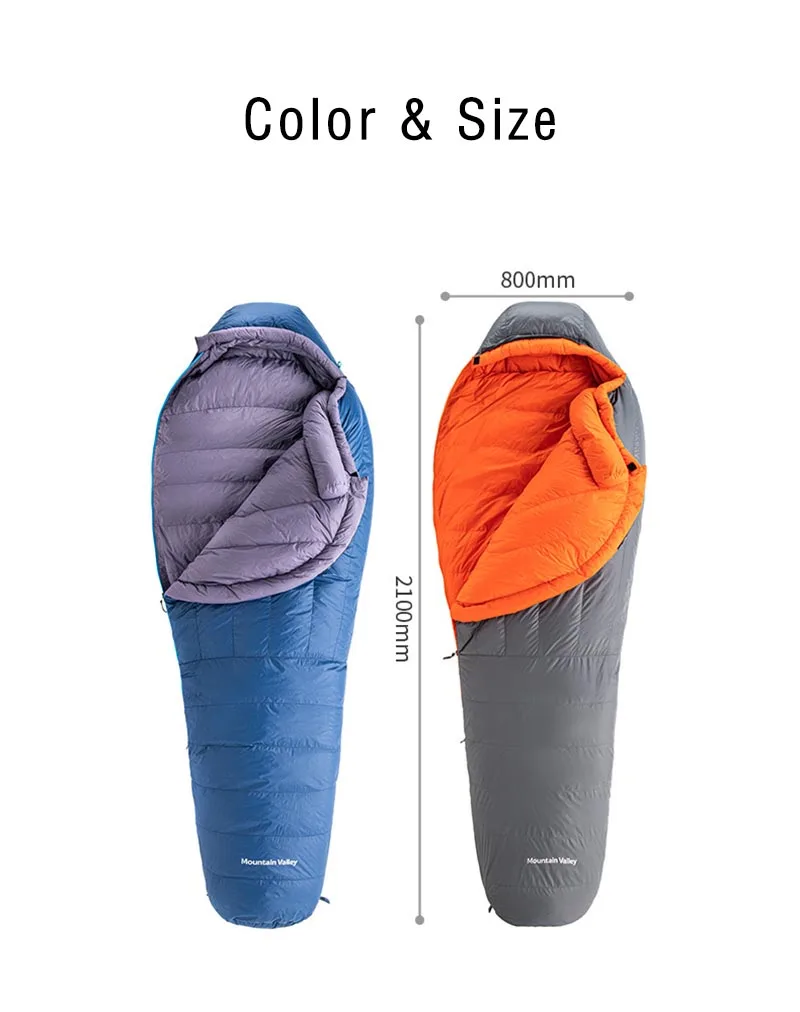 Description Picture 6 of itemNaturehike Goose Down Sleeping Bag ULG400 ULG700 ULG1000 800FP Winter Sleeping Bag Mummy Camping Sleeping Bag -4℃ -10℃ -15℃