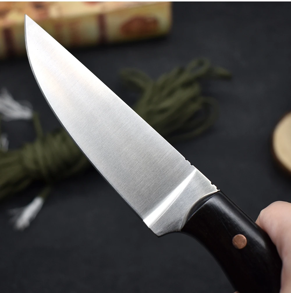 Description Picture 5 of itemNEW Straight knife M390 portable outdoor wilderness survival tactics distribution holster jungle hunting quality knife EDC