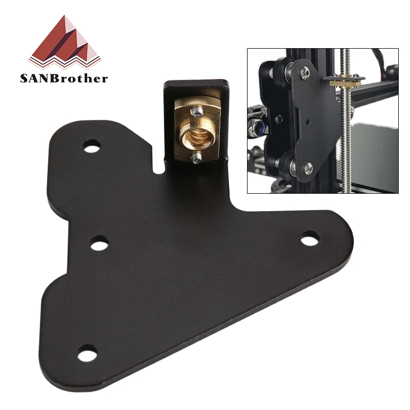 Dual Z axis Sheet Metal With Brass Lead Screw Nut For CR10/S Ender3/S PRO Upgrade Z-axis Fixed Bracket Aluminum 3D Printer Parts