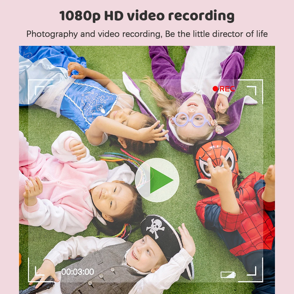 Description Picture 4 of item1080P Kids Digital Camera 12MP HD Children Kids Selfie Camera 2.0-inch IPS Screen for Children Age 3-12 Year Old Boys Girls