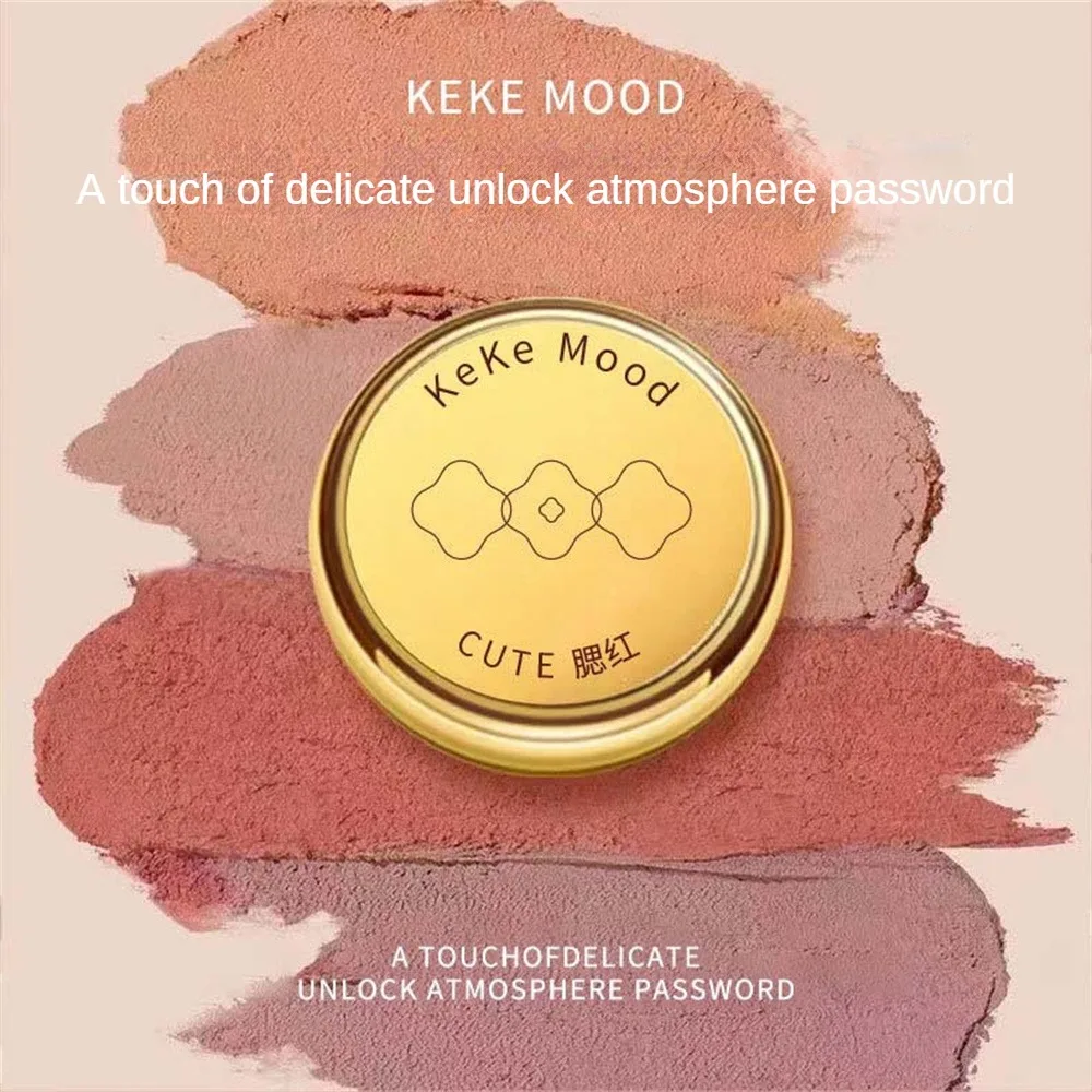 Description Picture 4 of itemMashed Potato Face Rouge Cream Matte Monochrome Natural Cheek Blush Lip Mud Soft Moist High Pigment Lasting Colored Face Makeup