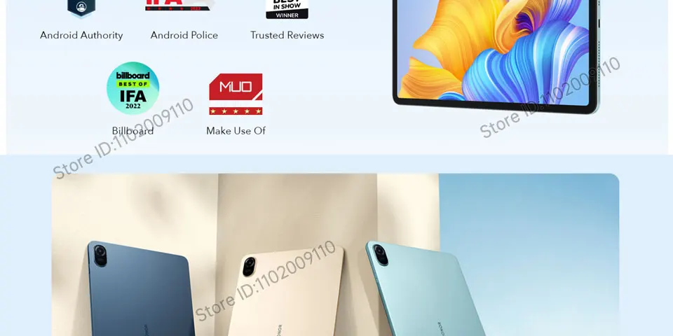 Honor Tablet 8 IPS12-inch screen Qualcomm Snapdragon 680 HONOR Histen sound 7250mAh battery